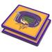 Yellow Minnesota Vikings 3D StadiumViews Coasters