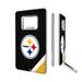 Pittsburgh Steelers Diagonal Stripe Credit Card USB Drive & Bottle Opener