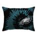 Philadelphia Eagles Tie Dye Plush Bed Pillow - Green