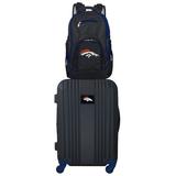 MOJO Navy Denver Broncos 2-Piece Backpack & Carry-On Luggage Set