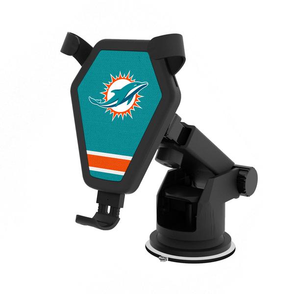 miami-dolphins-stripe-design-wireless-car-charger/