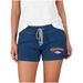 Women's Concepts Sport Navy Denver Broncos Mainstream Terry Shorts