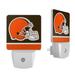 Cleveland Browns Stripe Design Nightlight 2-Pack