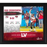 Rob Gronkowski Tampa Bay Buccaneers Framed 15" x 17" Super Bowl LV Champions Collage