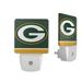 Green Bay Packers Stripe Design Nightlight 2-Pack