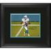 Tua Tagovailoa Miami Dolphins Framed Autographed 8" x 10" White Jersey Rolling Out Photograph