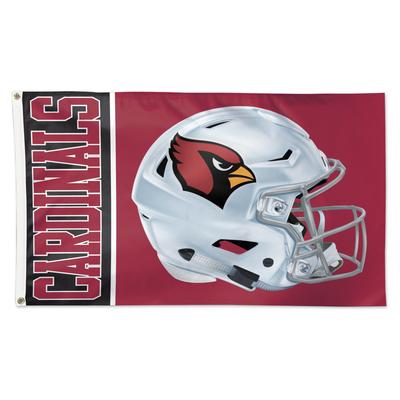 WinCraft Arizona Cardinals 3' x 5' Helmet Deluxe Single-Sided Flag