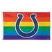 WinCraft Indianapolis Colts 3' x 5' Pride 1-Sided Deluxe Flag