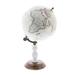 Juniper + Ivory 15 In. x 8 In. Modern Globe White Marble and Metal - Juniper + Ivory 94485