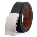 Ceinture en cuir Roller Krokmou pour hommes ceinture boule à l'ancienne environnement lisse