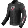 Revit Sprint H2O Damen Motorrad Textiljacke, schwarz-pink, Größe 40