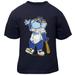 Tampa Bay Rays Toddler Distressed Mascot T-Shirt - Navy Blue