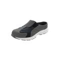 Extra Wide Width Men's Slip On Swim Slides by KingSize in Grey Midnight Teal (Size 11 1/2 EW)