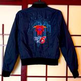 Disney Jackets & Coats | Disney Big Hero 6 Bomber Jacket Feat. Baymax | Color: Blue/Red | Size: S