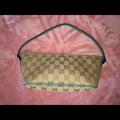 Gucci Bags | Authentic Vintage Gucci Logo Shoulder Bag | Color: Tan | Size: Os