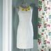 J. Crew Dresses | J. Crew Light Gray And Yellow Collar Dress | Color: Gray/Yellow | Size: 4