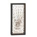 Juniper + Ivory 52 In. x 24 In. Contemporary Abstract Wall Decor Silver Metal - Juniper + Ivory 56843