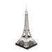 Juniper + Ivory 42 In. x 16 In. Sculpture Silver Aluminum Eiffel Tower - Juniper + Ivory 22084