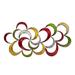 Juniper + Ivory 35 In. x 20 In. Contemporary Abstract Wall Decor Multi Colored Metal - Juniper + Ivory 64252