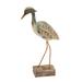 Juniper + Ivory 20 In. x 10 In. Coastal Sculpture Light Blue Polystone Bird - Juniper + Ivory 76322