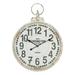 Juniper + Ivory 32 In. x 24 In. Vintage Wall Clock White Metal - Juniper + Ivory 52118