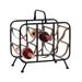 Juniper + Ivory 16 In. x 15 In. Contemporary Wine Rack Black Metal - Juniper + Ivory 53341