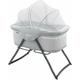 I-flair - Baby Babybett bebito Reisebett Beistellbett mit Moskitonetz und Tragetasche - Grau - Grau