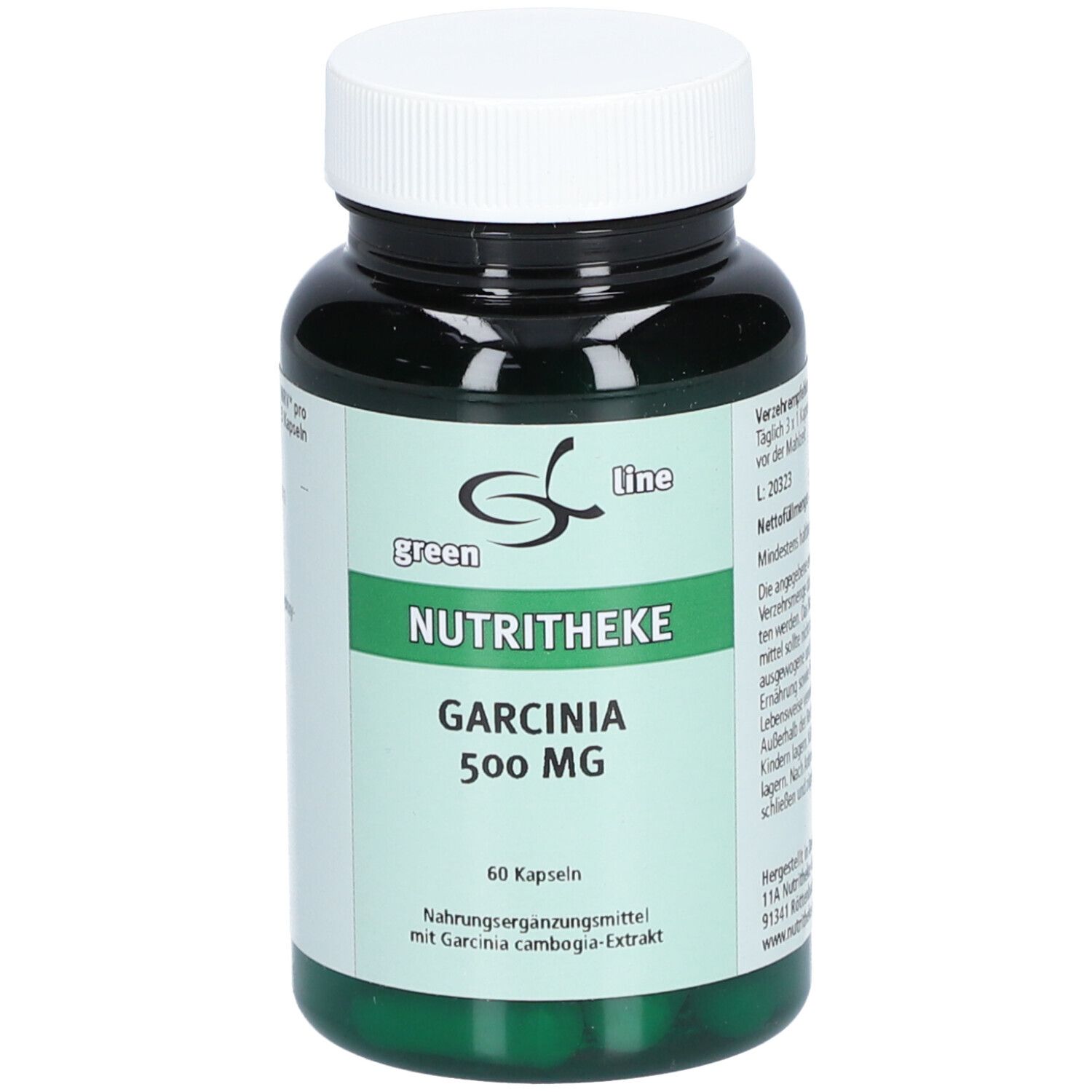 Garcinia 500 mg Kapseln 60 St Image