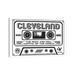 East Urban Home Cleveland Cassette - Light Background by Benton Park Prints - Wrapped Canvas Graphic Art Print in Black/Gray/White | Wayfair