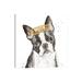 East Urban Home French Bulldog w/ Crown by Patricia Pinto - Wrapped Canvas Gallery-Wrapped Canvas Giclée Canvas in Black/Gray/Green | Wayfair