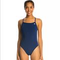 Adidas Swim | Adidas Women's Navy Swimsuit Awx8611 38 | Color: Blue | Size: 38