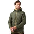 Craghoppers Mens Compresslite V Hooded Jacket 2XL Parka Green/Butterscotch