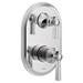 Moen Flara M-CORE 3-Series 2-Handle Shower Trim w/ Integrated Transfer Valve, Valve Required in Gray | 9.5 H x 6.5 W x 3.5 D in | Wayfair UTS2411