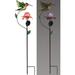 Arlmont & Co. Hummingbird Solar Stake 46" Glass/Metal | 46.5 H x 10 W x 4.5 D in | Wayfair 6B1384215EEA4E23A6A7FAECBF0C21BD