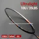 100% raquettes de Badminton à cordes en Fiber de carbone 10U Tension 22-35LBS 13kg raquette