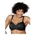 Plus Size Women's Amazing Shape Balconette Underwire Bra US4823 by Playtex in Black (Size 44 D)