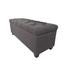 Alcott Hill® Heaney Flip Top Storage Bench Polyester/Upholstered in Brown | 19 H x 54 W x 18 D in | Wayfair 255D89D931A74582B2F7AB43B6305F23