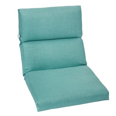 Universal Chair Cushion by BrylaneHome in Haze Patio Seat Pad for All Types of Outdoor Chairs