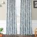 Lark Manor™ Alexiyana Vintage Paisley Room Darkening Curtains (1 Panel) Synthetic in Green/Blue | 96 H in | Wayfair