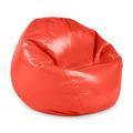 Ebern Designs Standard Faux Leather Bean Bag Chair & Lounger Faux Leather in Red | 28 H x 21 D in | Wayfair DF5EEE92E31141E882D7275AC5E41D35
