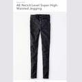 American Eagle Outfitters Jeans | Black High Waisted Jeggings Ne(X)T Level Fit | Color: Black | Size: 6