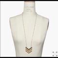 Madewell Jewelry | Madewell Arrow Stick Necklace | Color: Blue/Gold | Size: 30”
