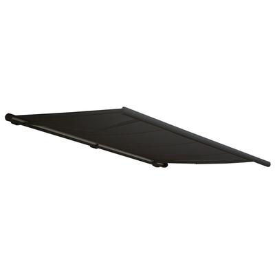 Elektrische Kassettenmarkise HHG-432, Markise Vollkassette 4,5x3m Polyester anthrazit, Rahmen Image