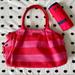 Kate Spade Bags | New Kate Spade Red Pink Stripe Baby Diaper Maternity Bag | Color: Pink/Red | Size: 17 X 10 X 7