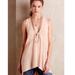 Anthropologie Tops | Left Of Center Anthropologie Avie Peach Tunic Top | Color: Orange/Pink | Size: S