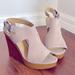 Michael Kors Shoes | Michael Kors Wedges | Color: Cream/Tan | Size: 8