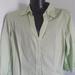 Michael Kors Tops | Michael Michael Kors Women Blouse Top Size 18w | Color: Green/White | Size: 18w