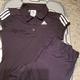 Adidas Tops | Adidas Shorts And Golf Shirt | Color: Black | Size: S