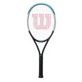 Wilson Tennisschläger Ultra Power 100, Fortgeschrittene Spieler, Carbon/Basaltfasern, Blau/Schwarz/Grau, WR055010U1
