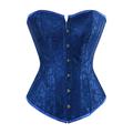 Corset Tops For Womensexy Bustier Corset Top Women Corset For Slimming Plus Size Black Corset Underbust-2765 Blue_Xxxl